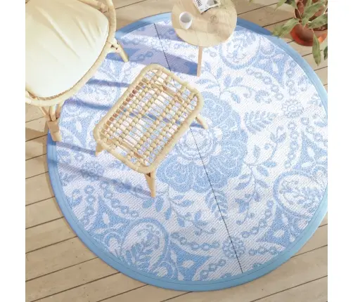 Āra Paklājs, Ø160 Cm, Arakil Zilgans Pp Vidaxl