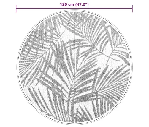 Välisvaip Arakil Roheline Ø120 Cm Pp