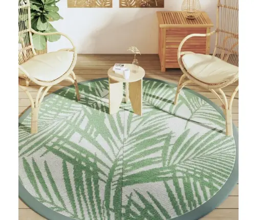 Āra Paklājs, Ø200 Cm, Arakil Zaļš, Pp Vidaxl