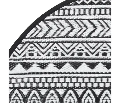 Āra Paklājs, Ø120 Cm, Arakil Melns, Pp Vidaxl