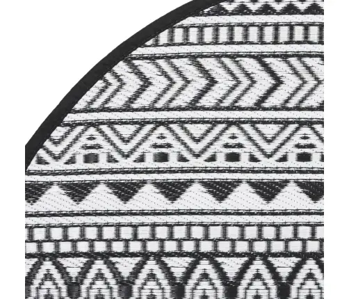 Āra Paklājs, Ø200 Cm, Arakil Melns, Pp Vidaxl