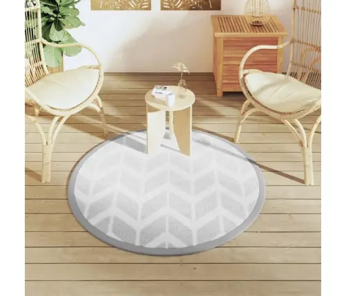 Āra Paklājs, Ø120 Cm, Arakil Pelēks, Pp Vidaxl