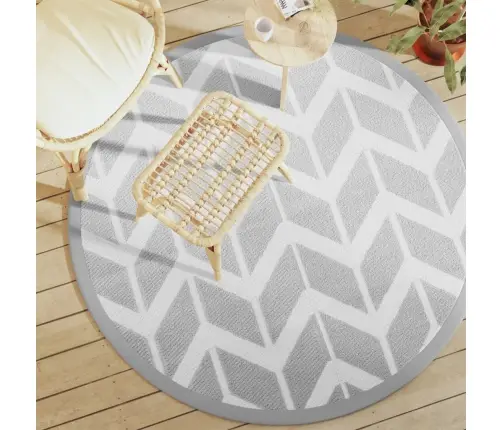 Āra Paklājs, Ø160 Cm, Arakil Pelēks, Pp Vidaxl