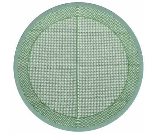 Āra Paklājs, Ø120 Cm, Arakil Zaļš, Pp Vidaxl