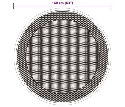 Lauko Kilimas Arakil Žalias Ø160 Cm Pp