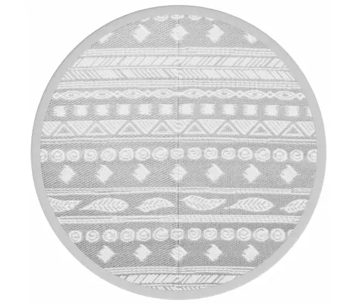 Āra Paklājs, Ø120 Cm, Arakil Pelēks, Pp Vidaxl