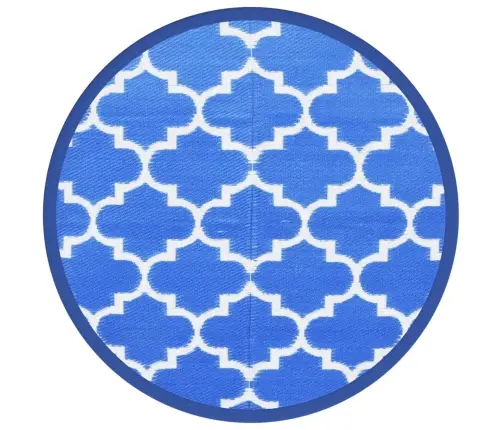 Āra Paklājs, Ø120 Cm, Arakil Zils Pp Vidaxl