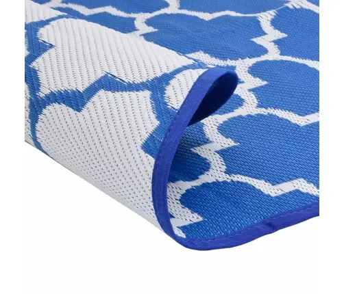 Āra Paklājs, Ø120 Cm, Arakil Zils Pp Vidaxl