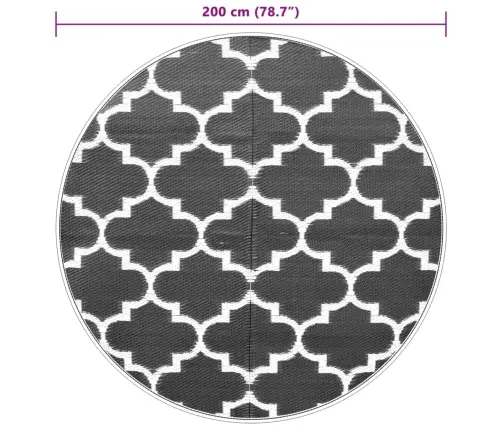 Välisvaip Arakil Sinine Ø200 Cm Pp