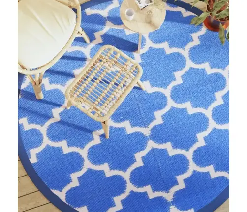 Välisvaip Arakil Sinine Ø200 Cm Pp