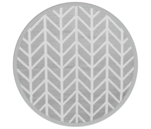 Āra Paklājs, Ø120 Cm, Arakil Pelēks, Pp Vidaxl