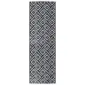 Āra Paklājs Arakil Balts Un Melns 80X250 Cm Pp Vidaxl