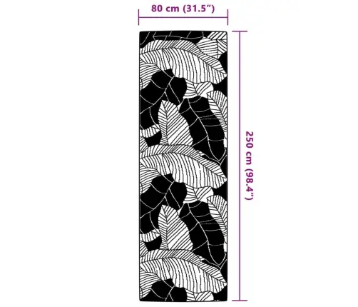 Lauko Kilimas, Arakil Žalios Spalvos, 80X250cm Pp