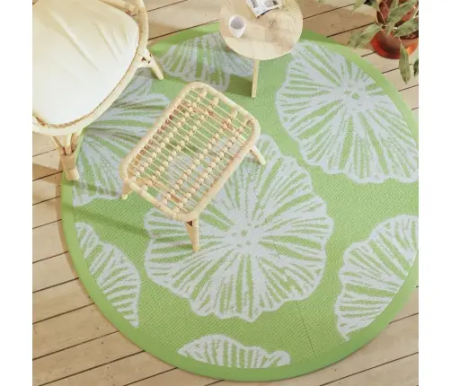 Āra Paklājs, Ø160 Cm, Arakil Zaļš Pp Vidaxl