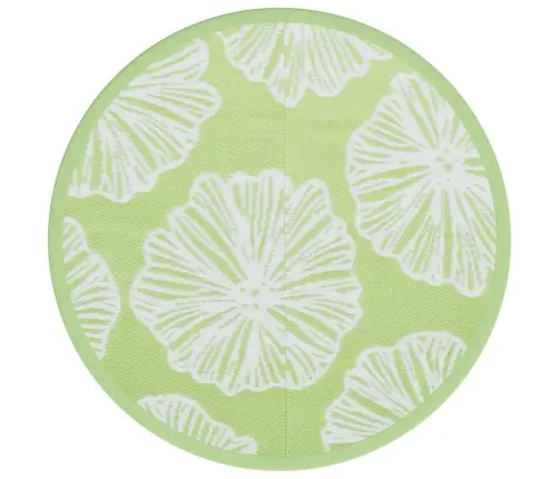 Āra Paklājs, Ø200 Cm, Arakil Zaļš, Pp Vidaxl