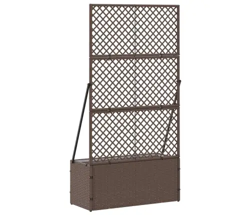 Sodo Vazonas Ruda 70 X 30 X 135 Cm Metalas