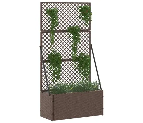 Sodo Vazonas Ruda 70 X 30 X 135 Cm Metalas