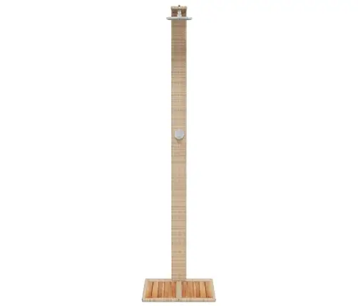 Āra Duša, Bēša, 50X55X224 Cm, Pe Rotangpalma, Akācijas Koks Vidaxl