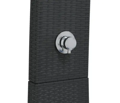 Āra Duša, Melna, 55X60X224 Cm, Pe Rotangpalma, Akācijas Koks Vidaxl