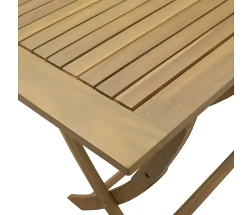 Saliekams Dārza Galds, 110X55X75 Cm, Akācijas Masīvkoks Vidaxl