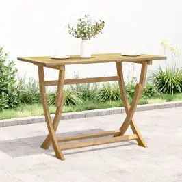 Saliekams Dārza Galds, 110X55X75 Cm, Akācijas Masīvkoks Vidaxl