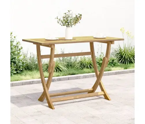 Saliekams Dārza Galds, 110X55X75 Cm, Akācijas Masīvkoks Vidaxl