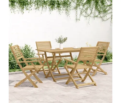 Sulankstomos Sodo Kėdės, 4Vnt., 54,5X61,5X86,5cm Akacija Sulankstomos Sodo Kėdės, 4Vnt., 54,5X61,5X86,5cm Akacija