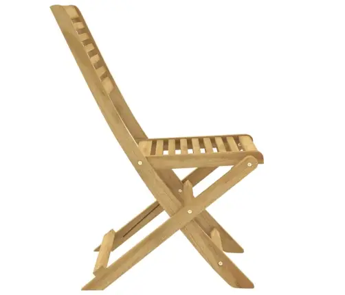 Saliekami Dārza Krēsli, 2 Gab., 48,5X61,5X87 Cm, Akācija Vidaxl