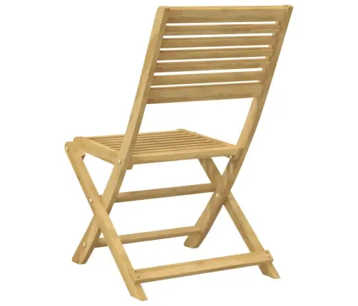 Saliekami Dārza Krēsli, 2 Gab., 48,5X61,5X87 Cm, Akācija Vidaxl