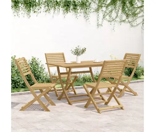 Sulankstomos Sodo Kėdės, 4Vnt., 48,5X61,5X87cm Akacija