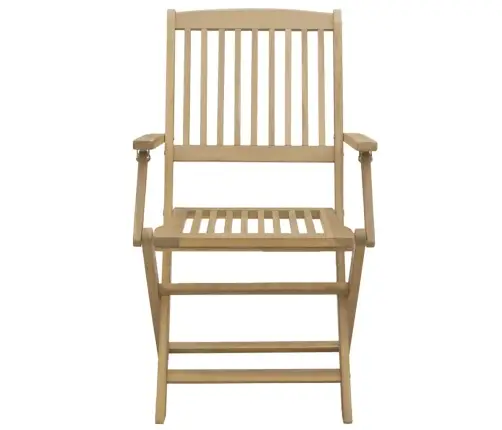 Saliekami Dārza Krēsli, 4 Gab., 57,5X54,5X90 Cm, Akācija Vidaxl