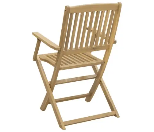 Saliekami Dārza Krēsli, 4 Gab., 57,5X54,5X90 Cm, Akācija Vidaxl