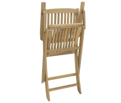 Saliekami Dārza Krēsli, 4 Gab., 57,5X54,5X90 Cm, Akācija Vidaxl