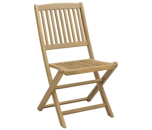Saliekami Dārza Krēsli, 2 Gab., 57X48,5X90 Cm, Akācija Vidaxl