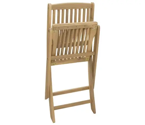 Saliekami Dārza Krēsli, 2 Gab., 57X48,5X90 Cm, Akācija Vidaxl