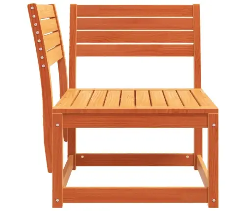 Kampinė Sodo Sofos Dalis, Vaško Ruda, 73X73X78cm Pušis