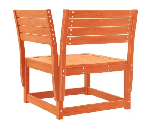 Kampinė Sodo Sofos Dalis, Vaško Ruda, 73X73X78cm Pušis