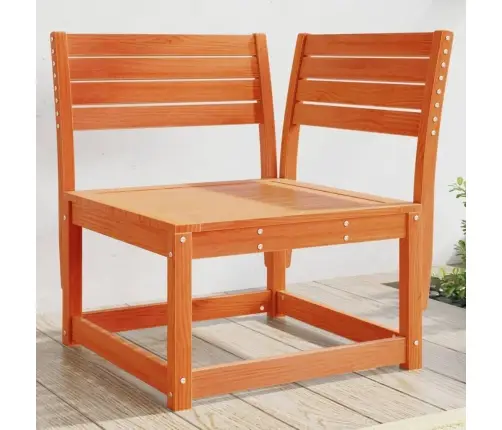 Kampinė Sodo Sofos Dalis, Vaško Ruda, 73X73X78cm Pušis