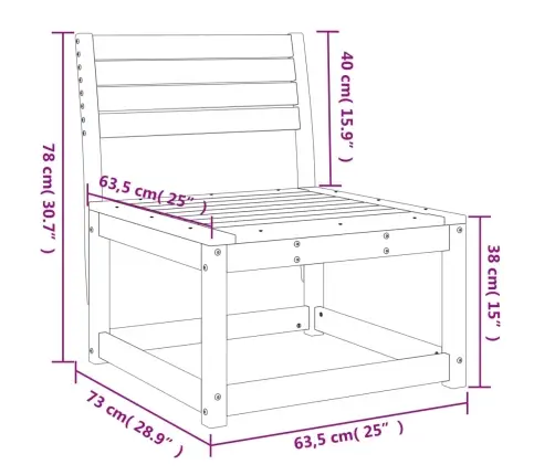 Sodo Sofos Dalis, Baltos Spalvos, Pušies Medienos Masyvas