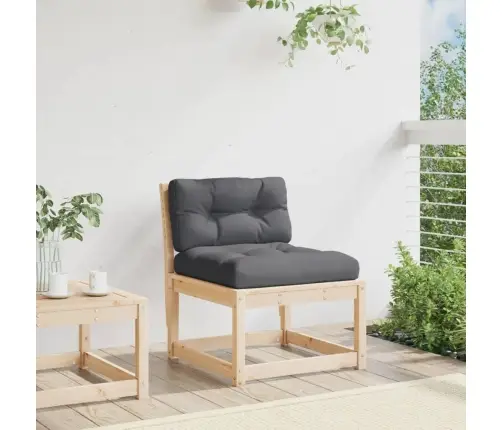 Sodo Sofos Dalis Su Pagalvėlėmis, 63,5X73X78cm Pušis