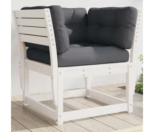 Dārza Dīvāns Ar Roku Balstiem Un Matračiem, Priedes Koks Vidaxl