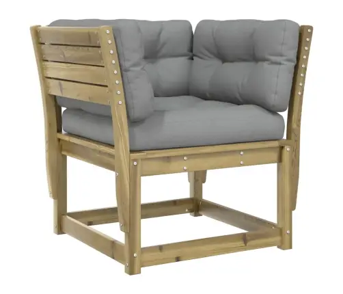 Dārza Dīvāns Ar Roku Balstiem Un Matračiem, Priede Vidaxl Dārza Dīvāns Ar Roku Balstiem Un Matračiem, Priede Vidaxl