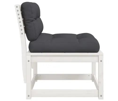 Aia Jalapingid Patjadega 2 Tk, Valge, Männipuit