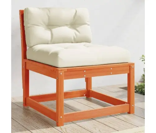 Dārza Dīvāni Ar Matračiem, 2 Gab., Vaska Brūnas Priedes Koks Vidaxl