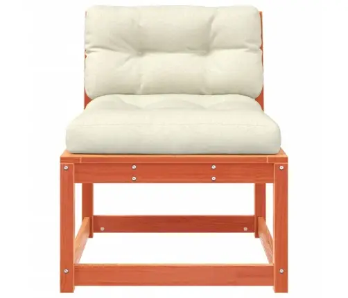 Dārza Dīvāni Ar Matračiem, 2 Gab., Vaska Brūnas Priedes Koks Vidaxl