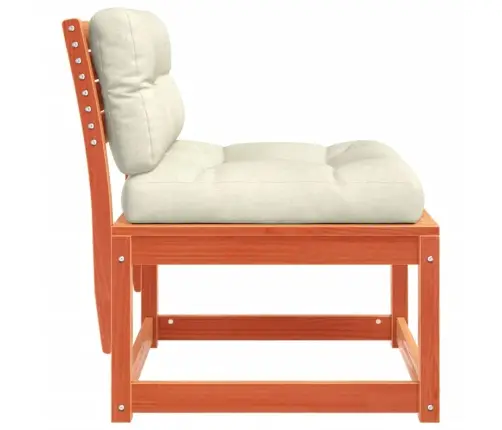 Dārza Dīvāni Ar Matračiem, 2 Gab., Vaska Brūnas Priedes Koks Vidaxl