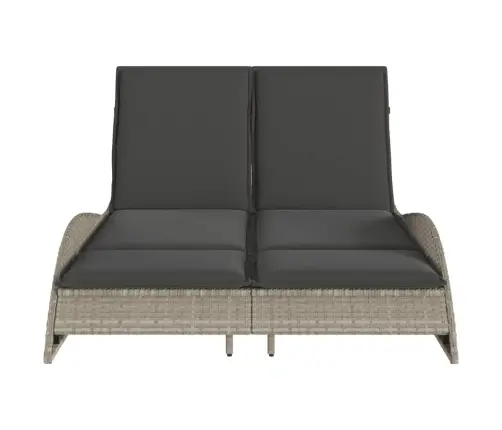 Sauļošanās Zvilnis Ar Matračiem, 114X205X73 Cm, Gaiši Pelēka Pe Vidaxl Sauļošanās Zvilnis Ar Matračiem, 114X205X73 Cm, Gaiši Pelēka Pe Vidaxl