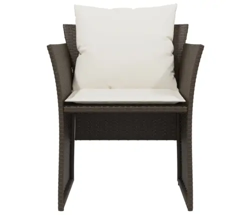 Sodo Kėdė Su Pakoja, Rudos Spalvos, Poliratanas Sodo Kėdė Su Pakoja, Rudos Spalvos, Poliratanas