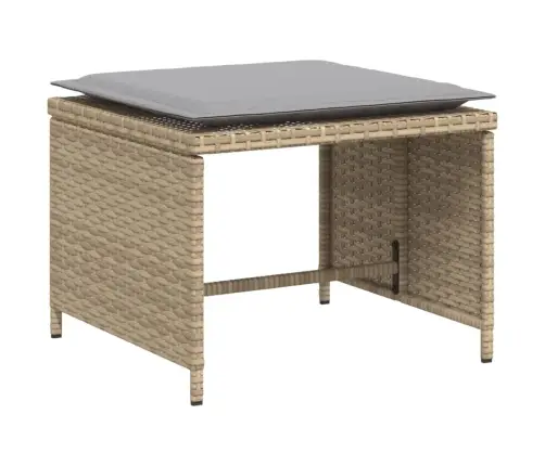 Sodo Kėdė Su Pakoja, Smėlio Spalvos, Poliratanas