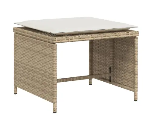 Sodo Kėdė Su Pakoja, Smėlio Spalvos, Poliratanas